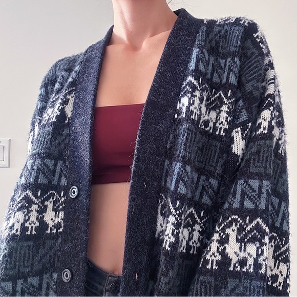 vintage alpaca cardigan 🦙 - Picture 13 of 14